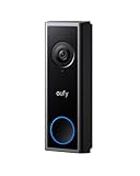 Immagine di eufy Security Videocitofono C30, alimentazione a batteria, 2K FHD, chiamate video in diretta, rilevamento di persone e movimenti, compatibile con HomeBase S380, senza costi mensili