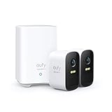 Immagine di eufy Security eufyCam 2C Kit 2 telecamera wifi esterno senza fili, 180 giorni di durata della batteria, HD 1080p, impermeabilità IP65, visione notturna, compatibile con Alexa, nessun costo mensile