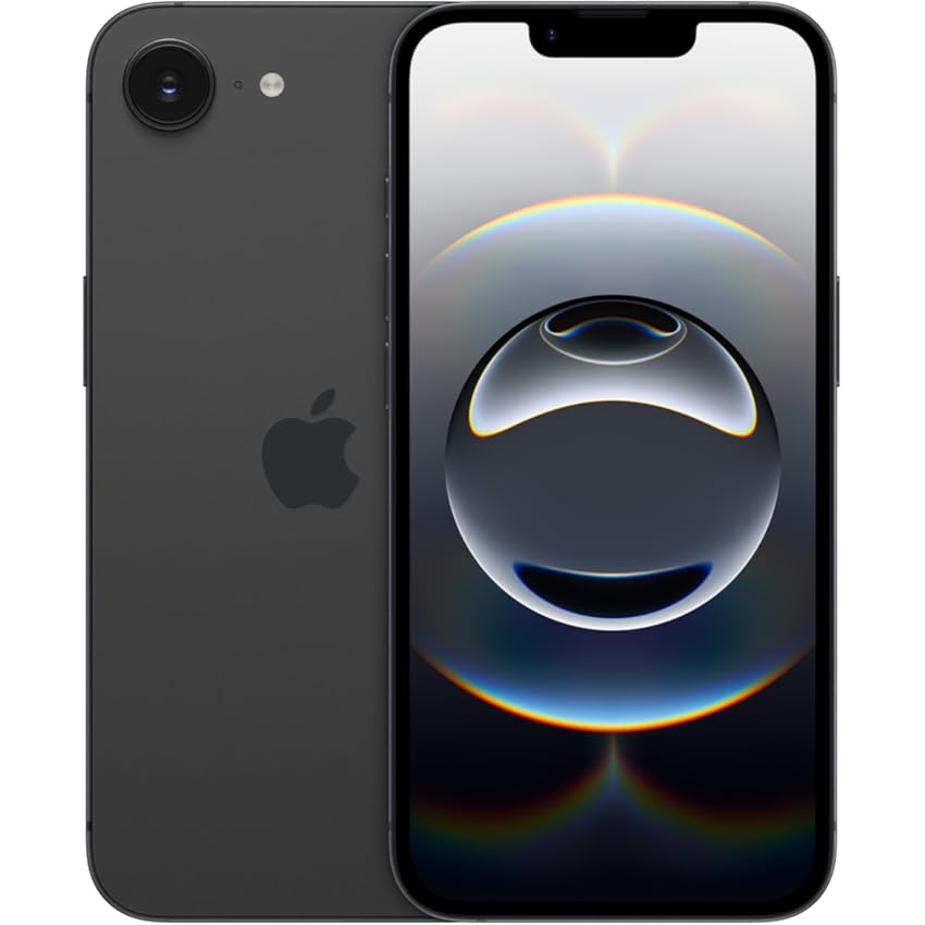 Immagine di iPhone 16e da 256GB con schermo OLED da 6,1'', 8GB RAM, grandiosa autonomia, fotocamera 48MP, Apple Intelligence - Colore: nero