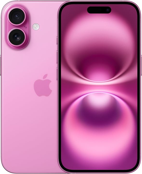 Immagine di iPhone 16 nella variante di colore Rosa