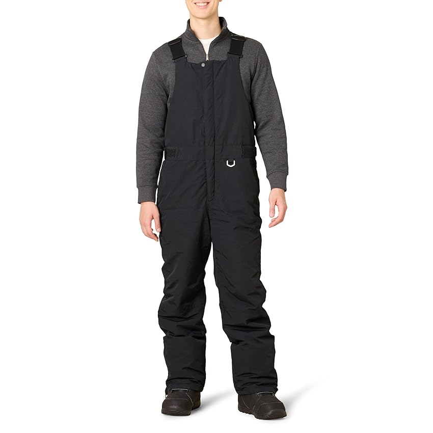 Immagine di Amazon Essentials Salopette da Neve isolata e Impermeabile Uomo, Nero, S